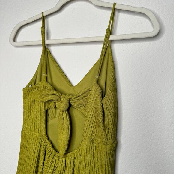 Lulus Green Faux Wrap Midi Dress - Picture 8 of 10